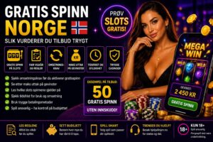 Gratis spinn Norge er et populært søk blant spillere som vil prøve spilleautomater på nett med ekstra spinn fra et casino.