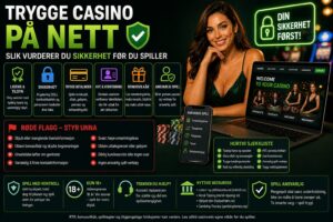 Trygge casino på nett er et viktig tema for norske spillere som vil spille med bedre kontroll.